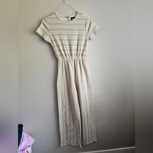 Zara Kids Beige Striped One Piece